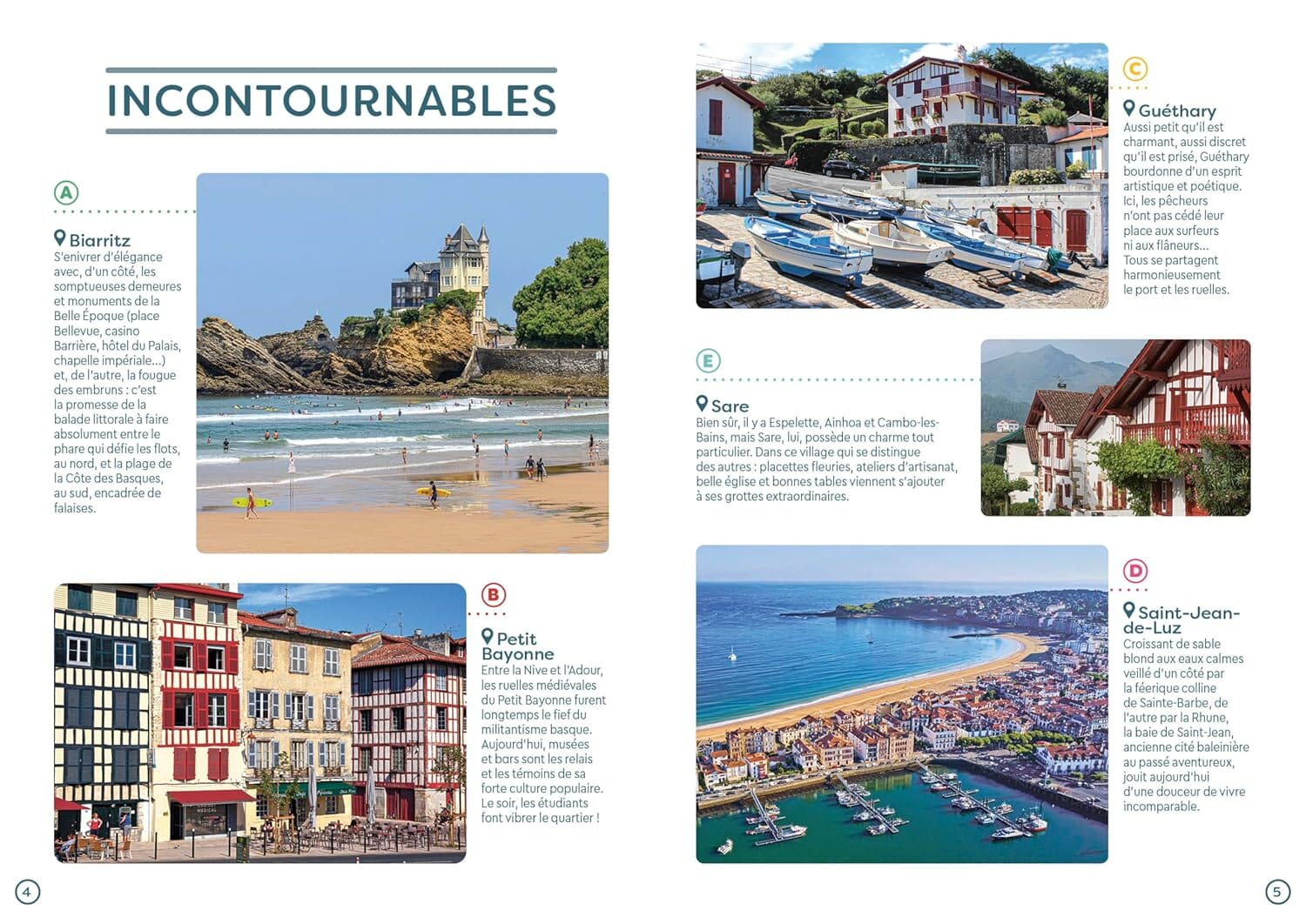 Guide de voyage de poche - Pays basque, Biarritz, Bayonne | Cartoville guide de voyage Gallimard