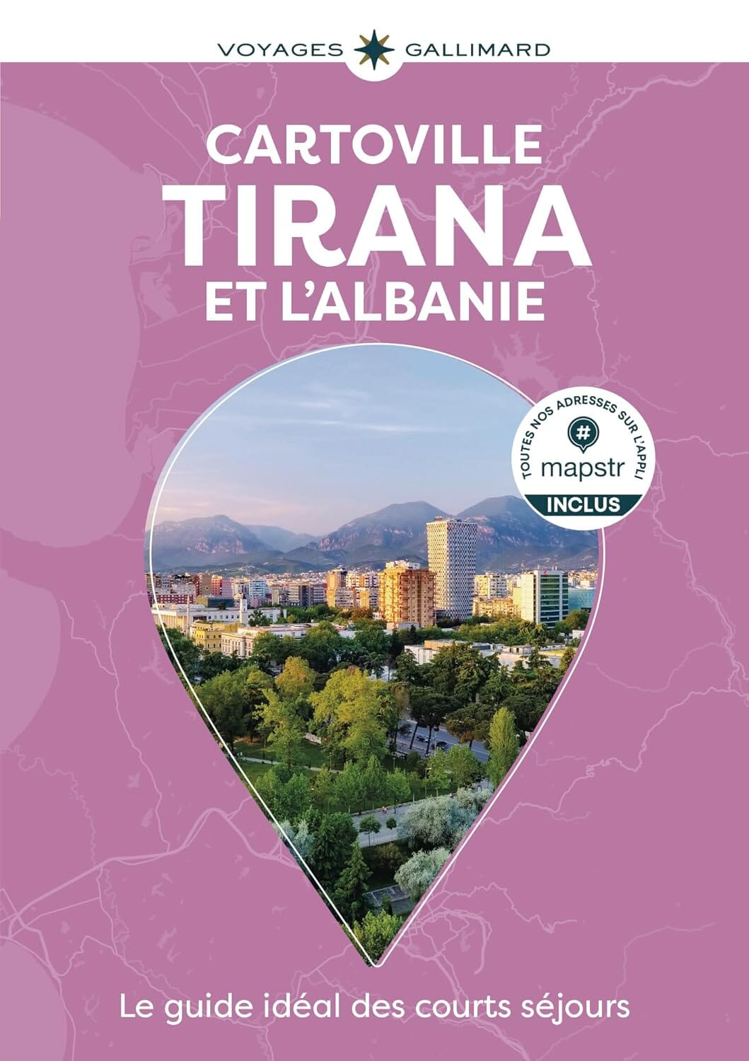 Guide de voyage de poche - Tirana et l'Albanie | Cartoville guide de voyage Gallimard