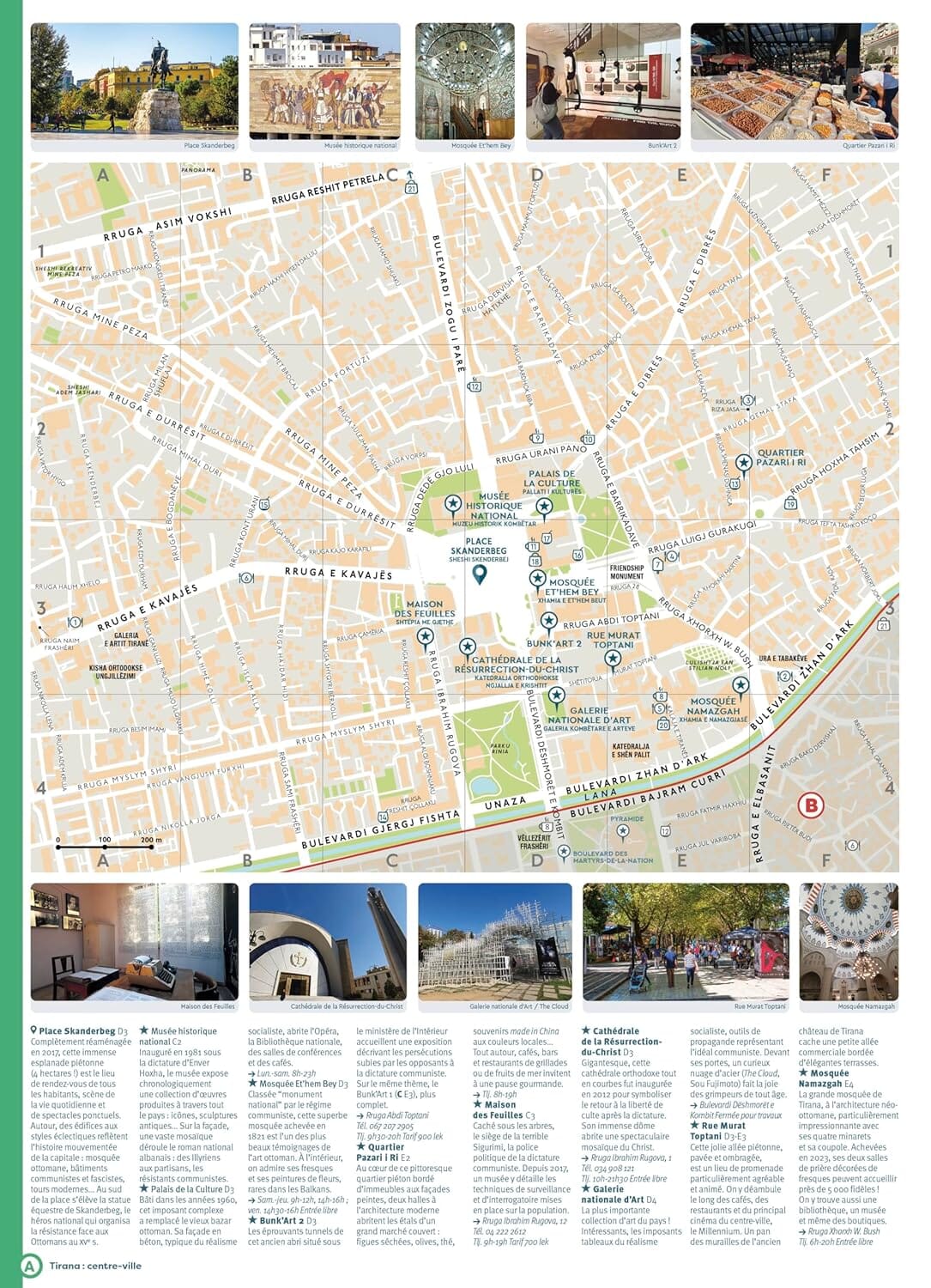 Guide de voyage de poche - Tirana et l'Albanie | Cartoville guide de voyage Gallimard