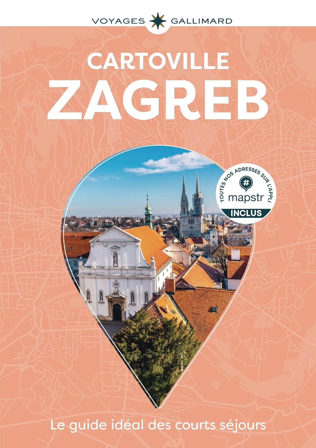 Guide de voyage de poche - Zagreb | Cartoville guide de voyage Gallimard