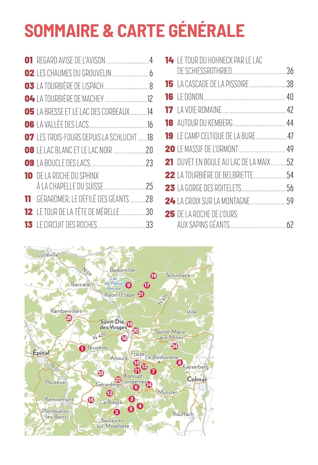 Guide de promenades - Vosges | Rando Editions - Les Sentiers d'Emilie guide de randonnée Rando Editions 