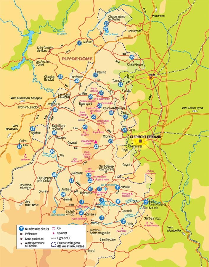 Guide de randonnée - Chaîne des Puys (Puy de Dôme) | Chamina guide de randonnée Chamina 