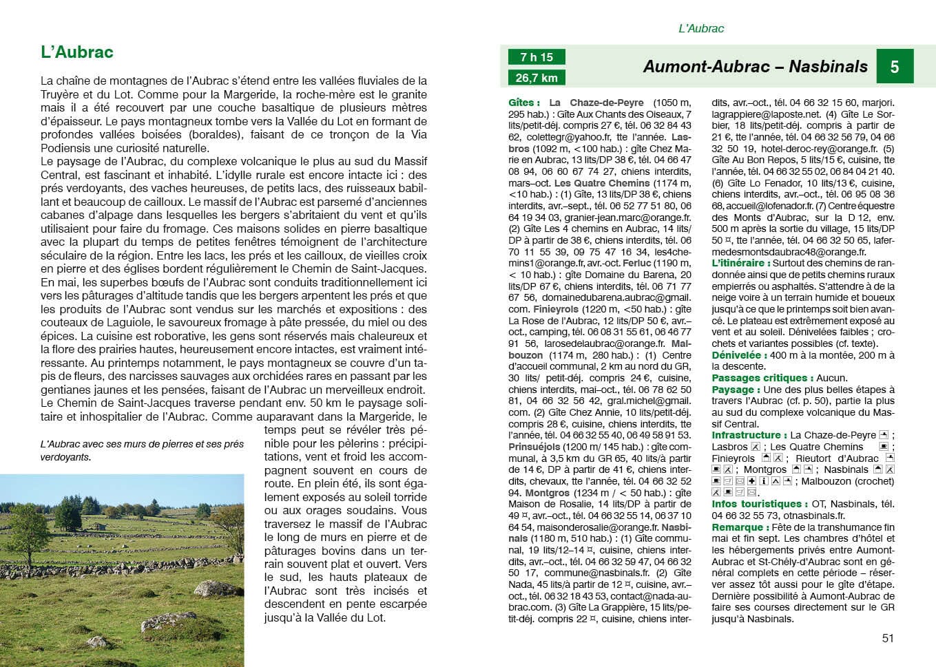 Guide de randonnée - Chemin de St Jacques (la Via Podiensis du Puy-en-Velay aux Pyrénées) | Rother guide de randonnée Rother 