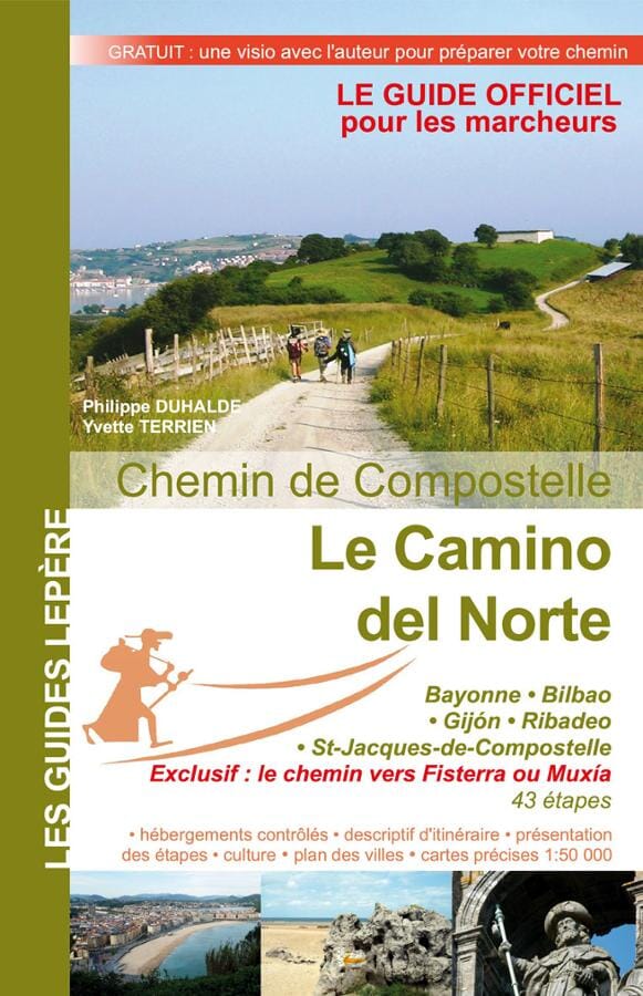 Guide de randonnée - Chemins de Compostelle : Camino del Norte, de Bayonne à Saint-Jacques-de-Compostelle | Lepère Éditions guide de randonnée Lepère Éditions 