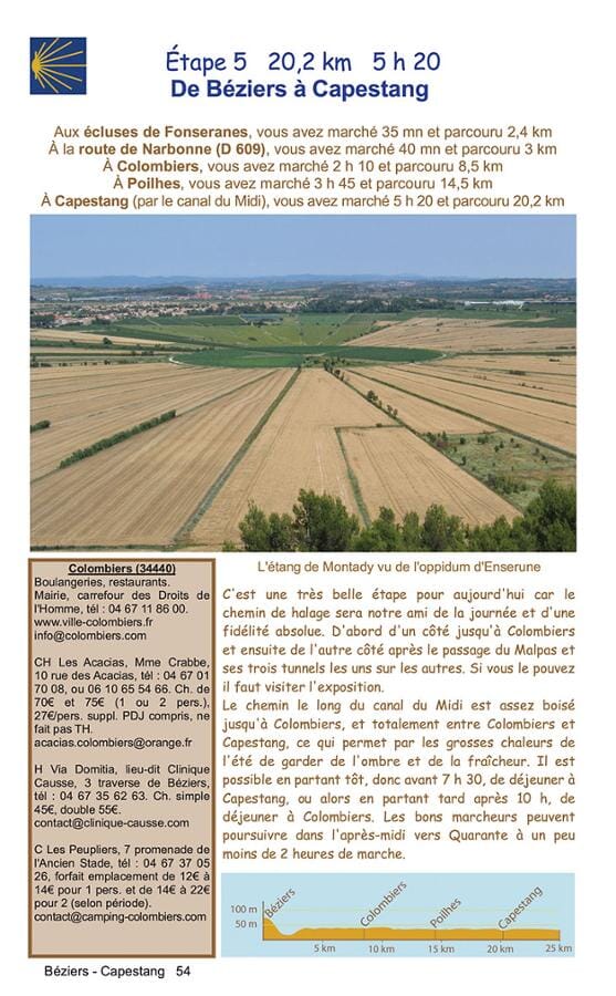 Guide de randonnée - Chemins de Compostelle : La voie des Piémonts, entre Cévennes et Pyrénées | Lepère Éditions guide de randonnée Lepère Éditions