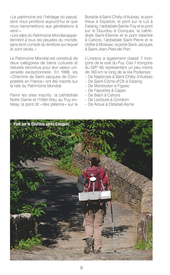 Guide de randonnée - Compostelle, du Puy aux Pyrénées | Glénat guide de randonnée Glénat 