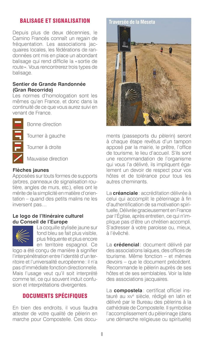 Guide de randonnée - Compostelle : Camino Francès | Glénat guide de randonnée Glénat