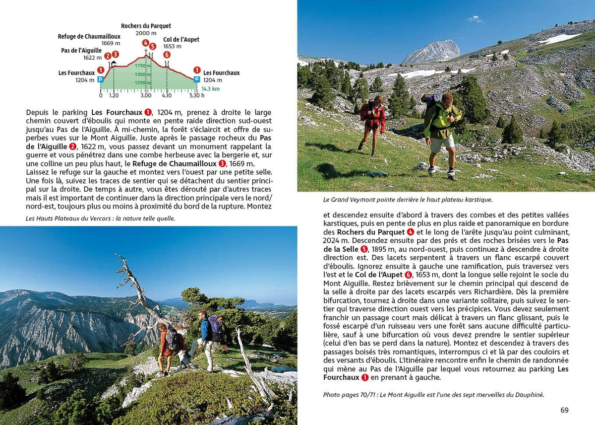 Guide de randonnée - Dauphiné Ouest | Rother guide de randonnée Rother 