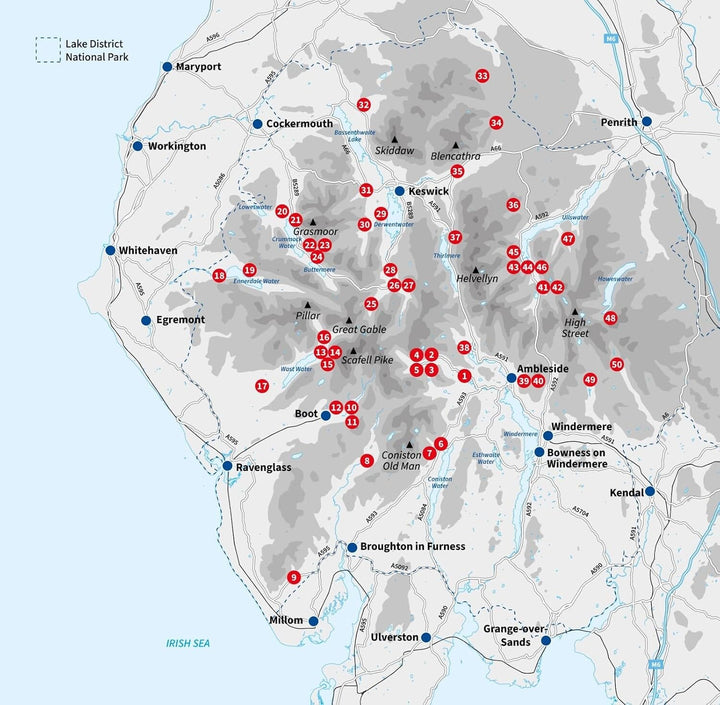 Guide de randonnée (en anglais) - Best Walks in the Lake District | Cicerone guide de randonnée Cicerone 