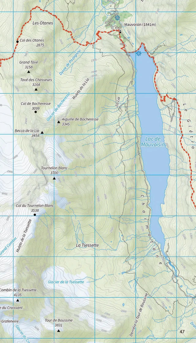 Two Way Guide Hiking guide (in English) - Tour des Combins, Two-way Guide | Knife Ed ...