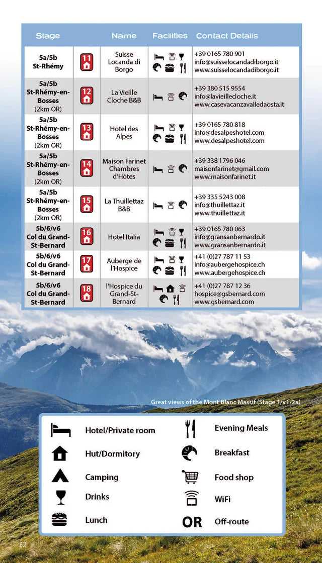 Two Way Guide Hiking guide (in English) - Tour des Combins, Two-way Guide | Knife Ed ...