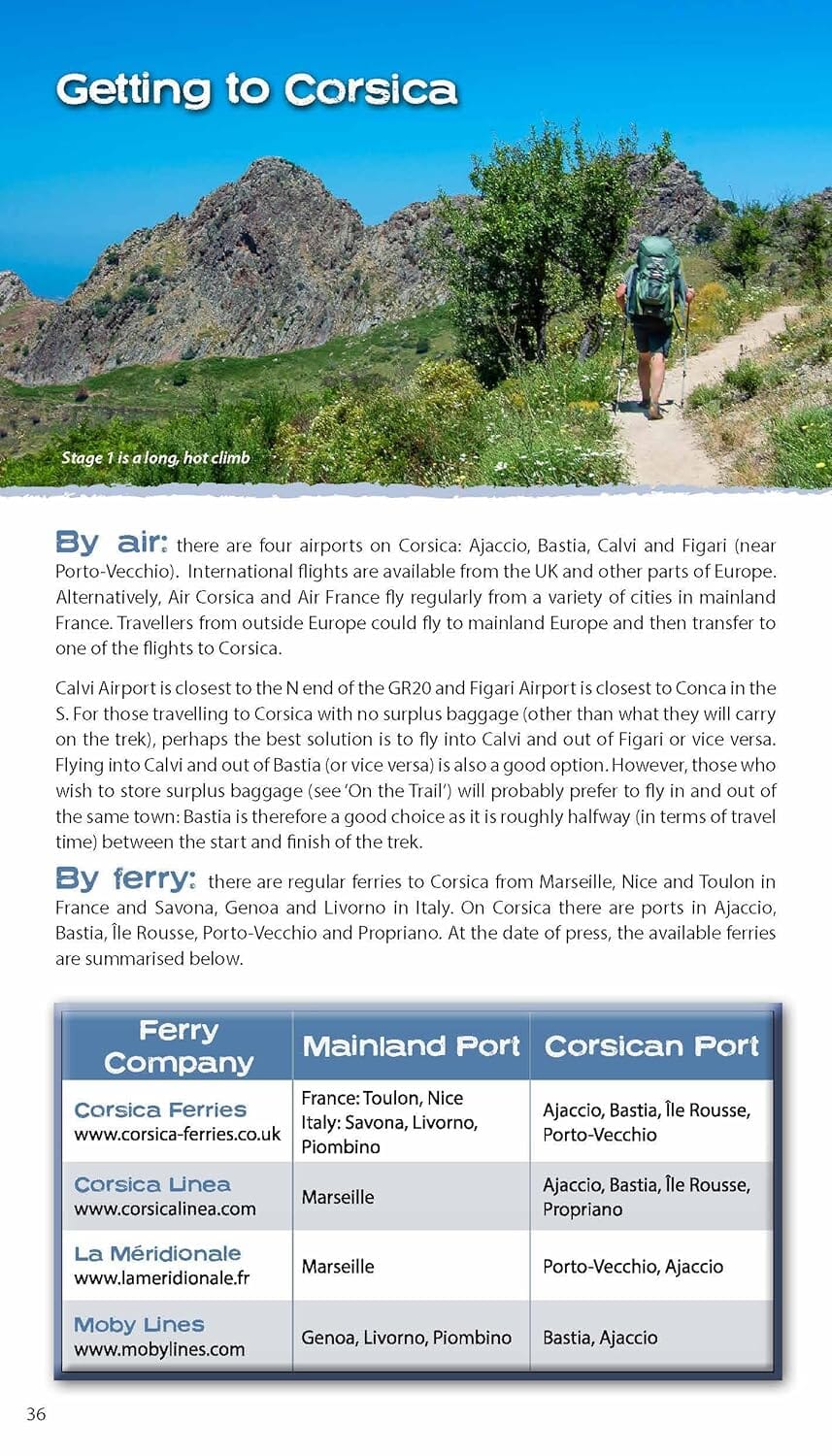 Guide de randonnée (en anglais) - Trekking the Corsica GR20 : Two-way Trekking Guide | Knife Edge Outdoor guide de randonnée Knife Edge Outdoor 