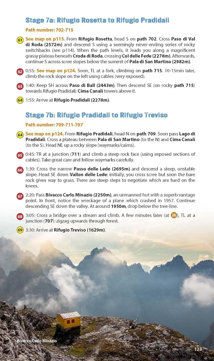 Guide de randonnée (en anglais) - Trekking the Dolomites AV2 | Knife Edge Outdoor guide de randonnée Knife Edge Outdoor