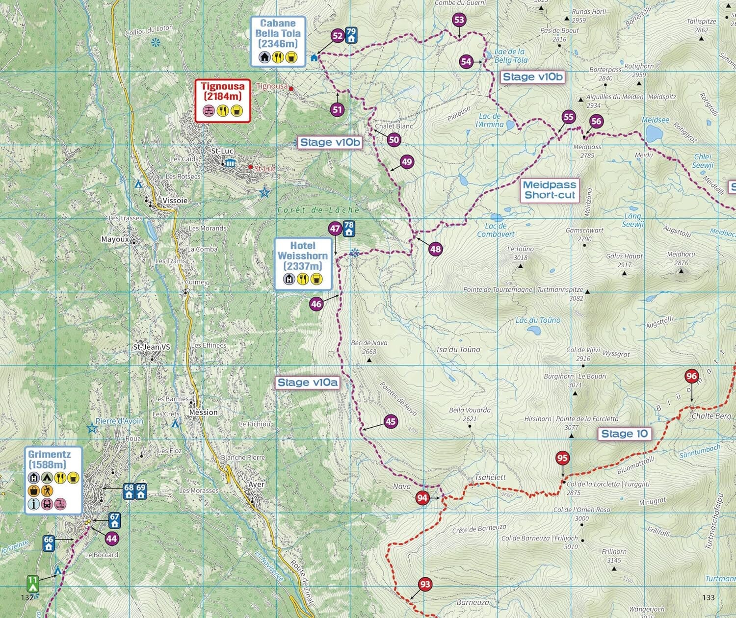 Guide de randonnée (en anglais) - Walker's Haute Route : Chamonix to Zermatt | Knife Edge Outdoor guide de randonnée Knife Edge Outdoor