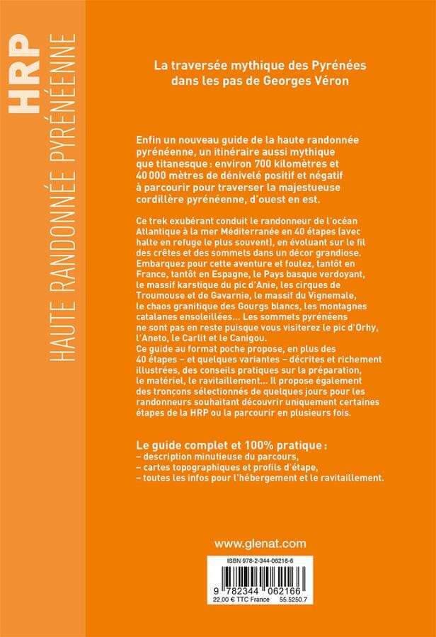 Guide de randonnée - Haute Randonnée Pyrénéenne (HRP) | Rando Editions guide de randonnée Rando Editions 