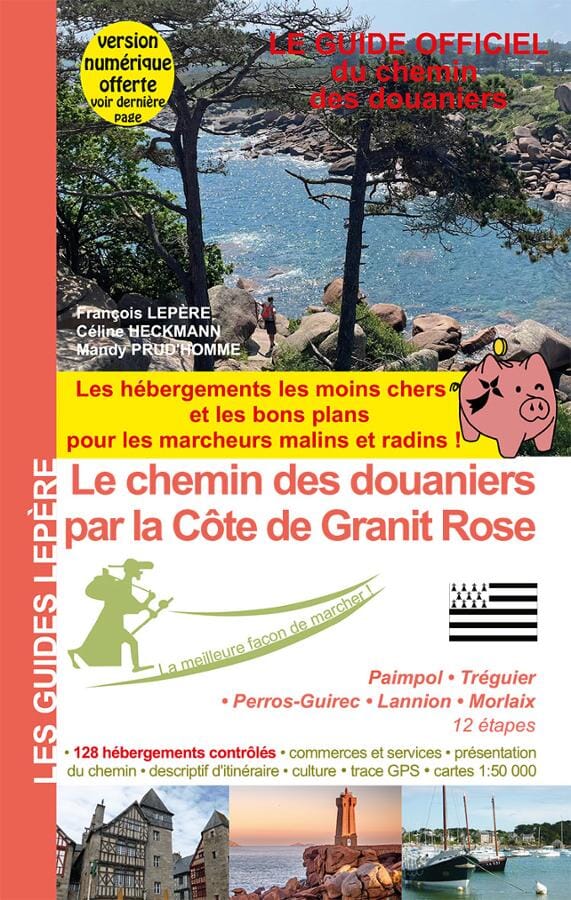 Guide de randonnée - Le chemin des douaniers par la côte de Granit Rose | Lepère Éditions guide de randonnée Lepère Éditions 