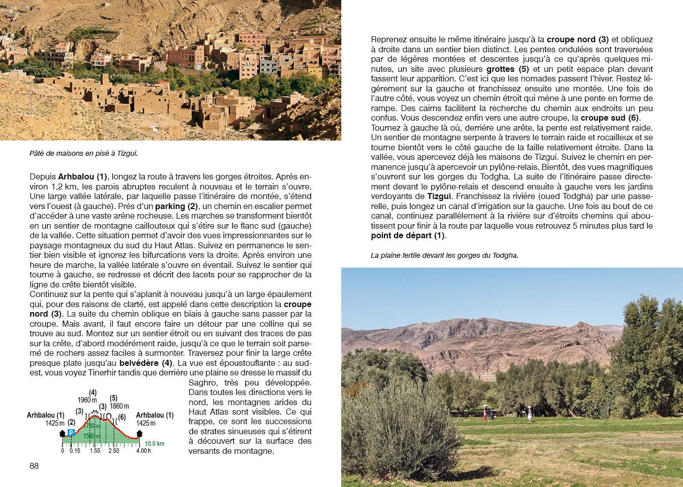 Guide de randonnée - Maroc, Atlas et Sahara | Rother guide de randonnée Rother 