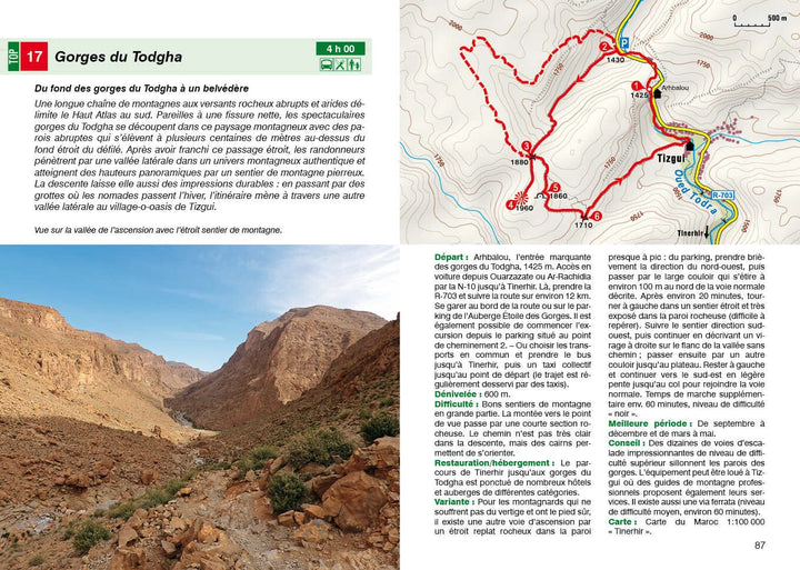Guide de randonnée - Maroc, Atlas et Sahara | Rother guide de randonnée Rother 