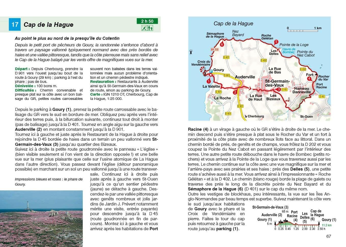 Guide de randonnée - Normandie, du Mont Saint Michel à la Côte d'Albâtre | Rother guide de randonnée Rother
