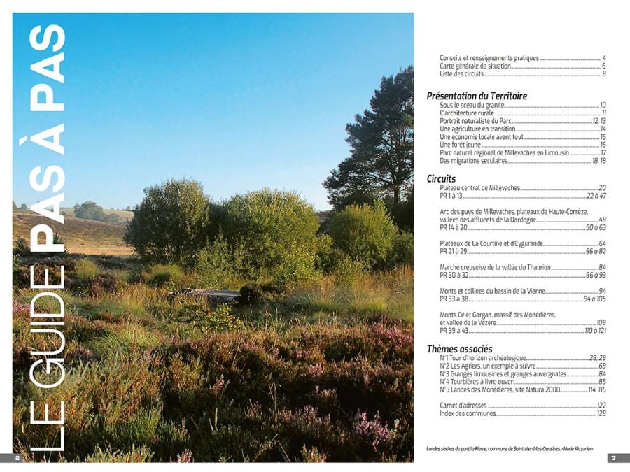 Guide de randonnée - Parc naturel régional de Millevaches (Limousin) | Chamina guide de randonnée Chamina 