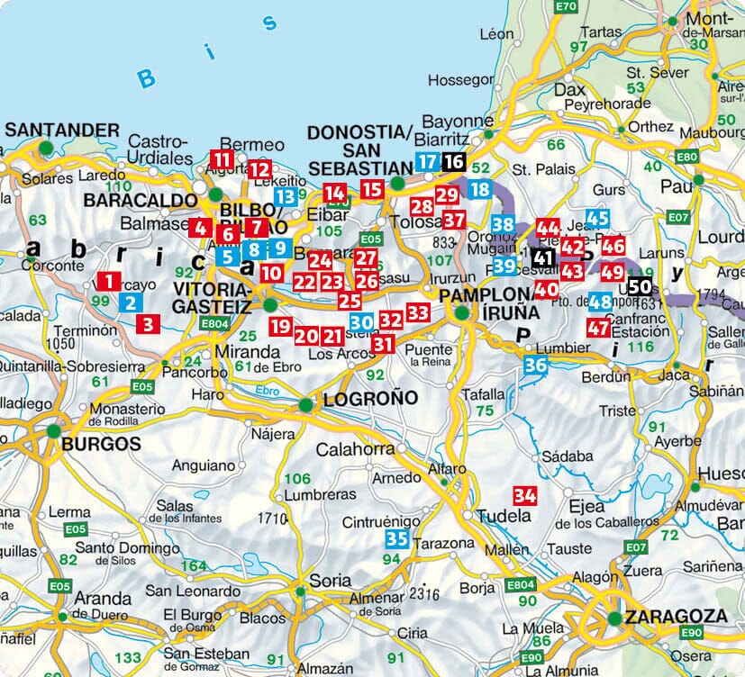 Guide Pays Basque Guide de randonnée - Pays Basque espagnol | Rother – Cartovia