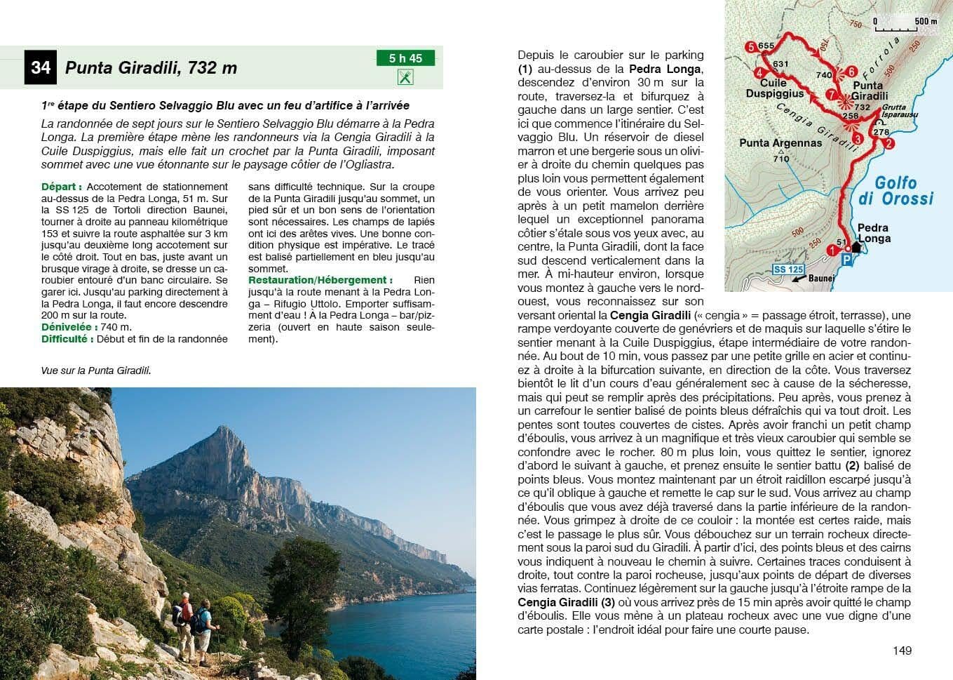 Guide de randonnée - Sardaigne | Rother guide de randonnée Rother 