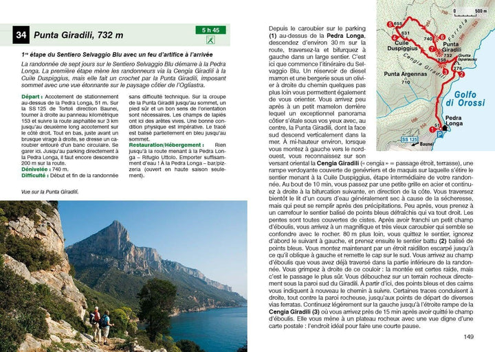 Guide de randonnée - Sardaigne | Rother guide de randonnée Rother 