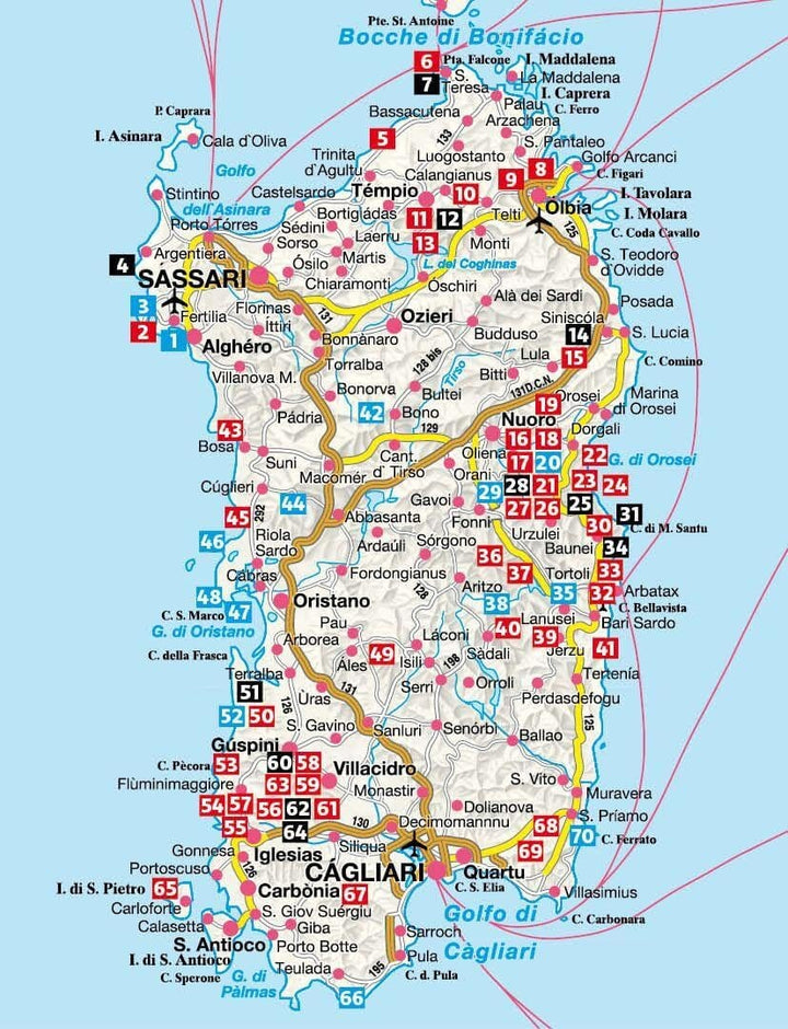 Guide de randonnée - Sardaigne | Rother guide de randonnée Rother 