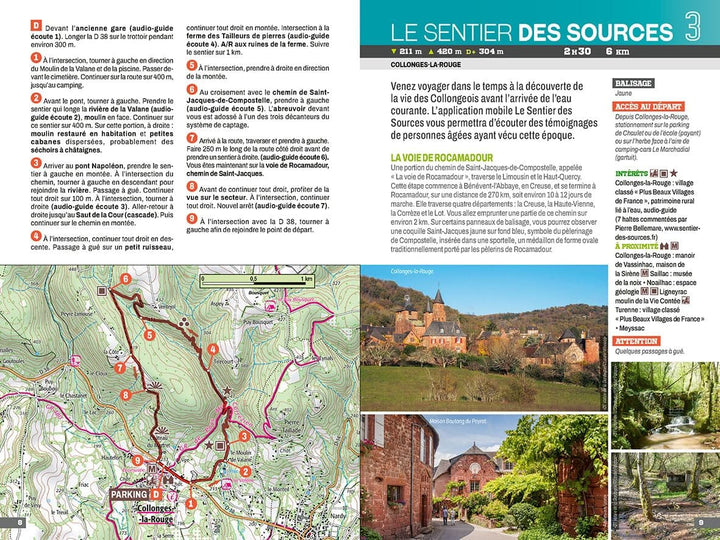Guide de randonnée - Vallée de la Dordogne Corrézienne | Chamina guide de randonnée Chamina 