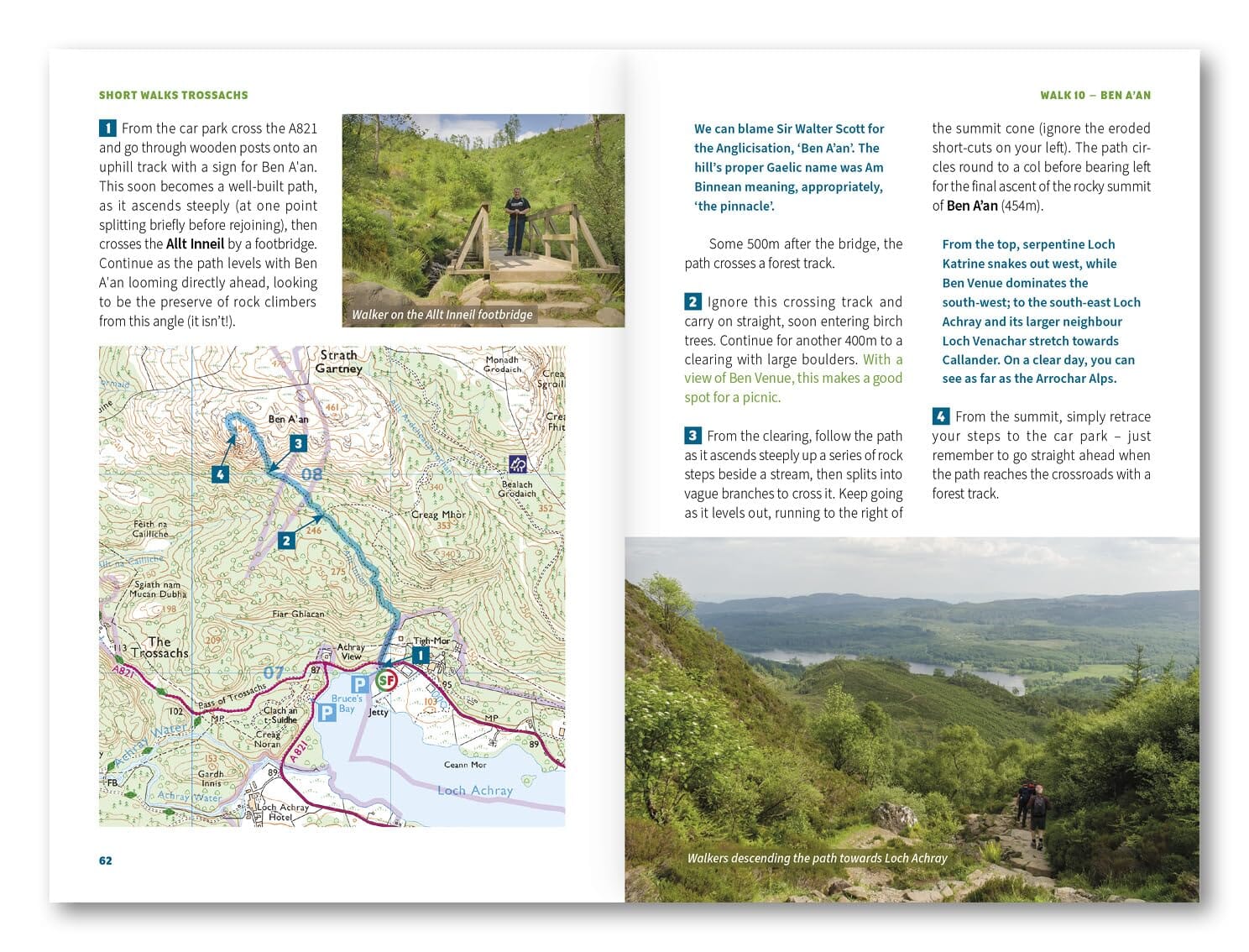 Guide de randonnées (en anglais) - 15 Short Walks in the Trossachs - Callander and Callander (Ecosse) | Cicerone guide de randonnée Cicerone 