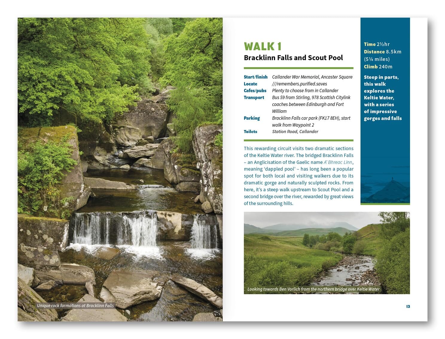 Guide de randonnées (en anglais) - 15 Short Walks in the Trossachs - Callander and Callander (Ecosse) | Cicerone guide de randonnée Cicerone 
