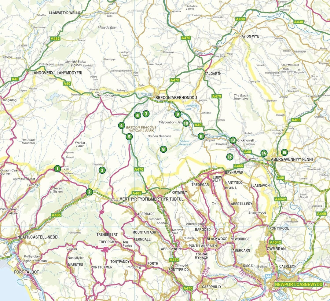 Guide de randonnées (en anglais) - Bannau Brycheiniog - Brecon Beacons - 15 Short Walks | Cicerone guide de randonnée Cicerone 