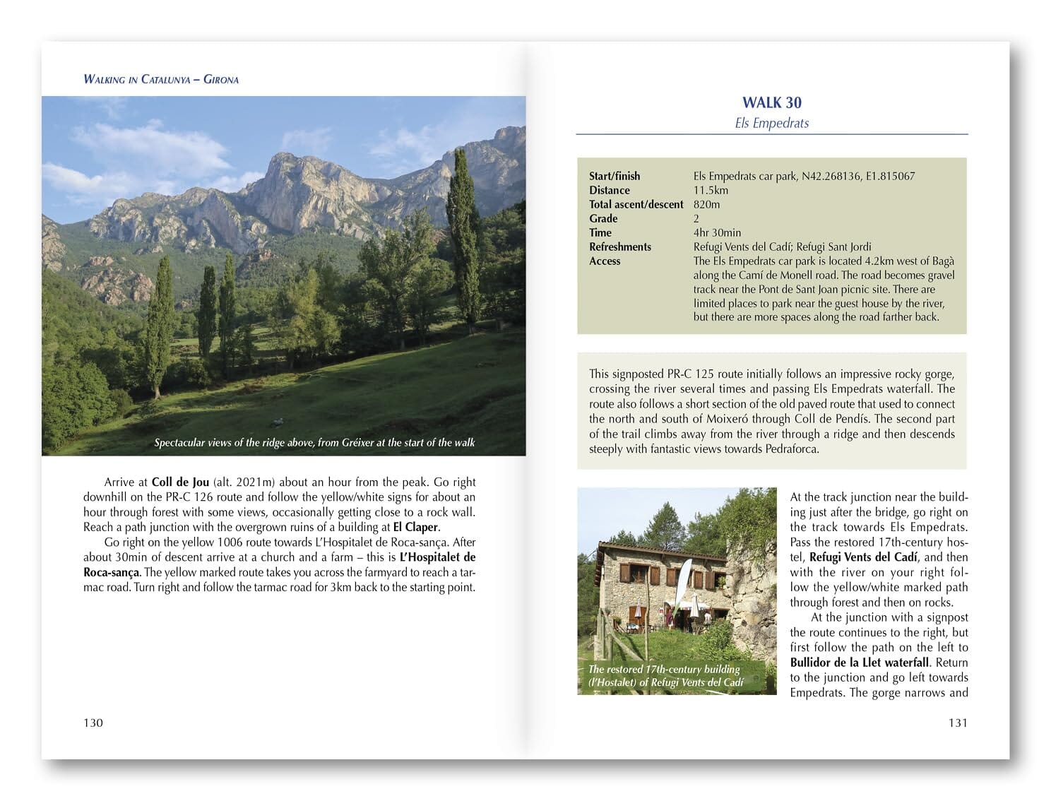 Guide de randonnées (en anglais) - Catalunya - Girona Pyrenees | Cicerone guide de randonnée Cicerone 