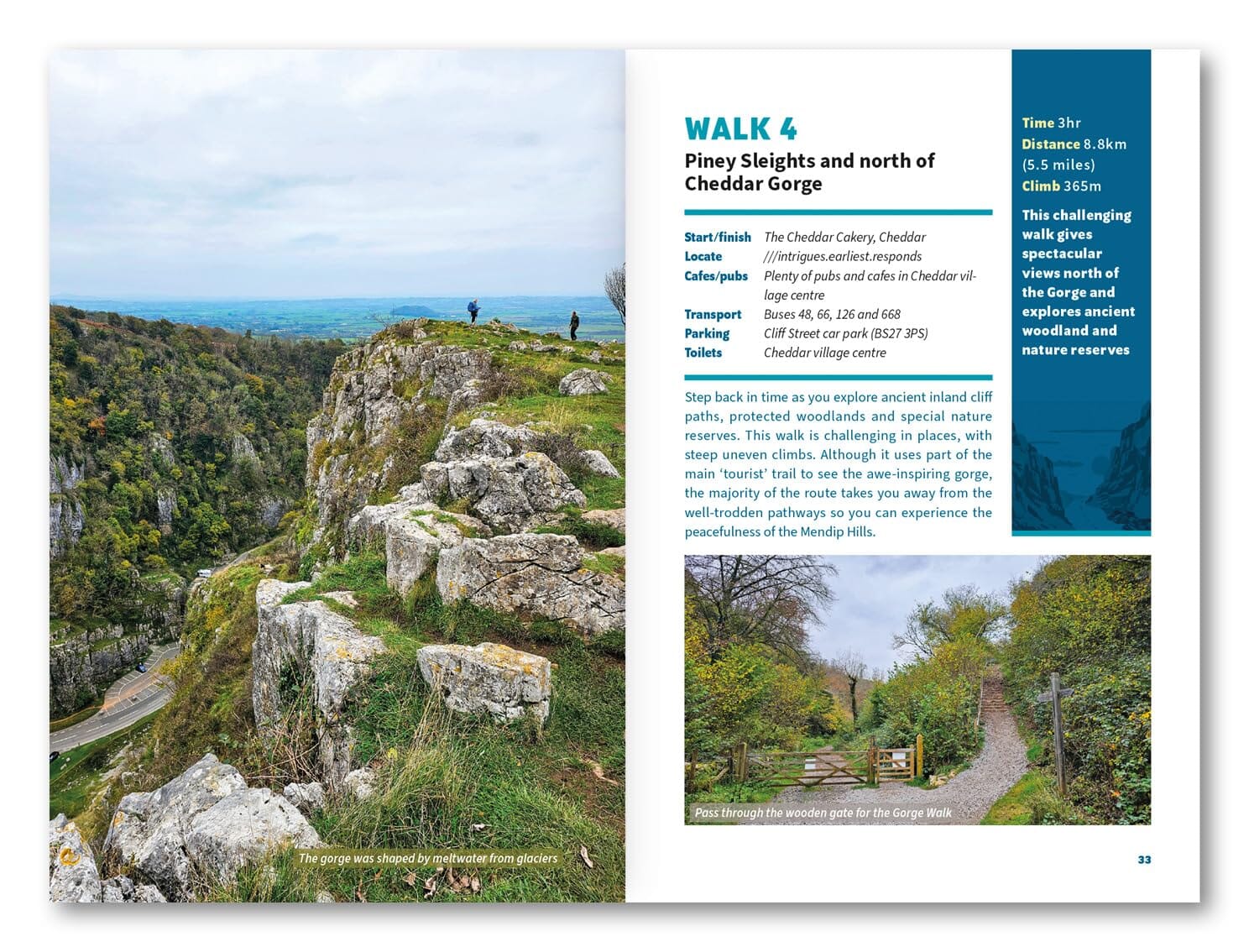 Guide de randonnées (en anglais) - Cheddar and the Mendips, 15 Short Walks | Cicerone guide de randonnée Cicerone 