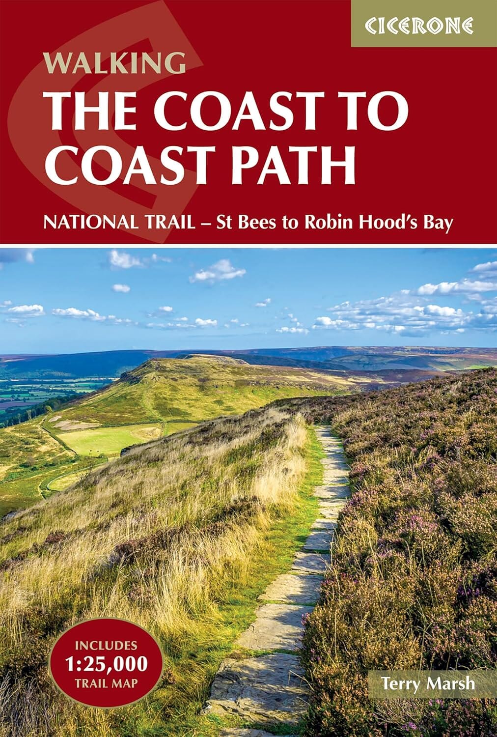 Guide de randonnées (en anglais) - Coast to Coast path from St-Bees to Robin Hood's Bay | Cicerone guide de randonnée Cicerone 