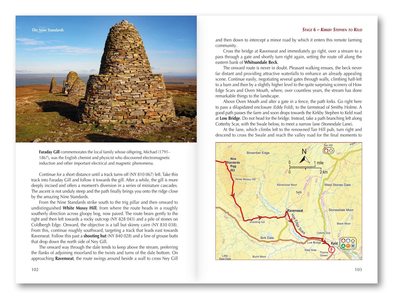 Guide de randonnées (en anglais) - Coast to Coast path from St-Bees to Robin Hood's Bay | Cicerone guide de randonnée Cicerone 