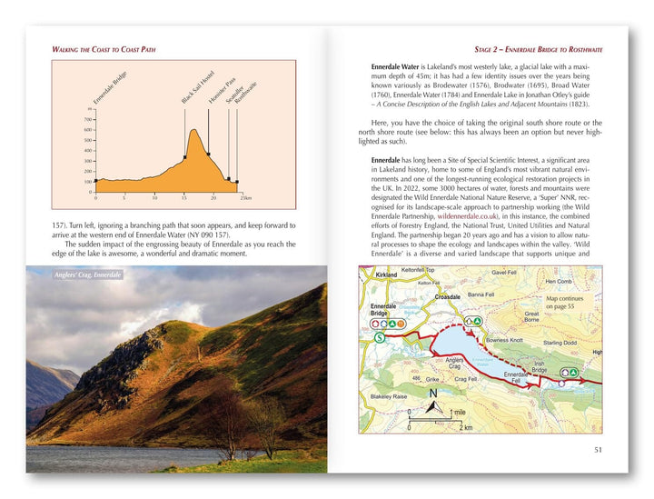 Guide de randonnées (en anglais) - Coast to Coast path from St-Bees to Robin Hood's Bay | Cicerone guide de randonnée Cicerone 