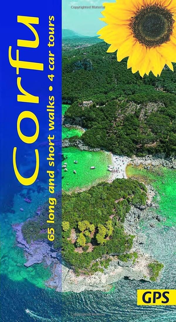 Guide de randonnées (en anglais) - Corfu | Sunflower guide de randonnée Sunflower 