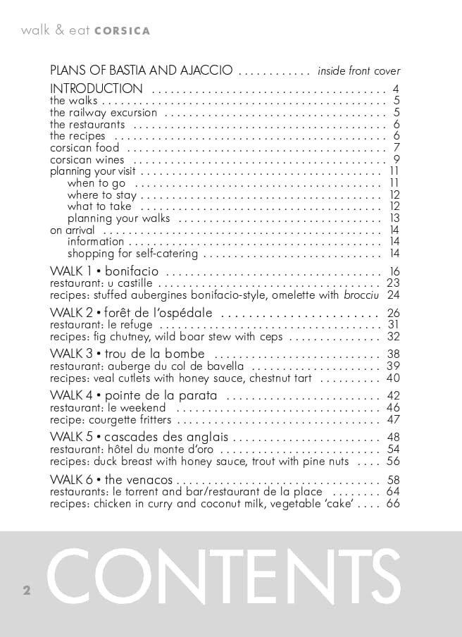 Guide de randonnées (en anglais) - Corsica Walk and Eat | Sunflower guide de randonnée Sunflower 