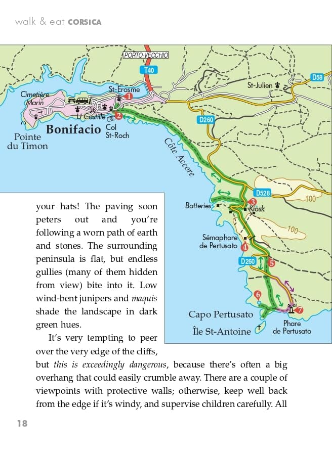 Guide de randonnées (en anglais) - Corsica Walk and Eat | Sunflower guide de randonnée Sunflower 