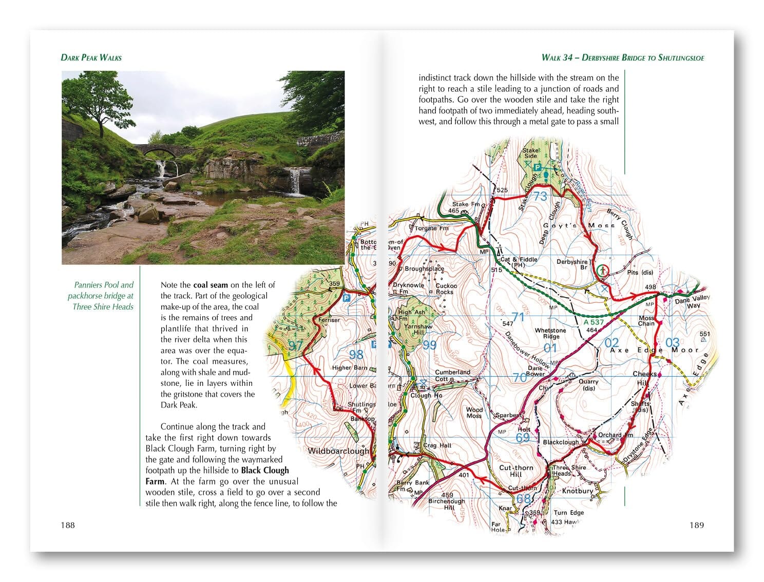Guide de randonnées (en anglais) - Dark Peak : 40 walks exploring the Peak District | Cicerone guide de randonnée Cicerone