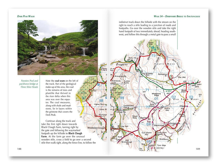 Guide de randonnées (en anglais) - Dark Peak : 40 walks exploring the Peak District | Cicerone guide de randonnée Cicerone