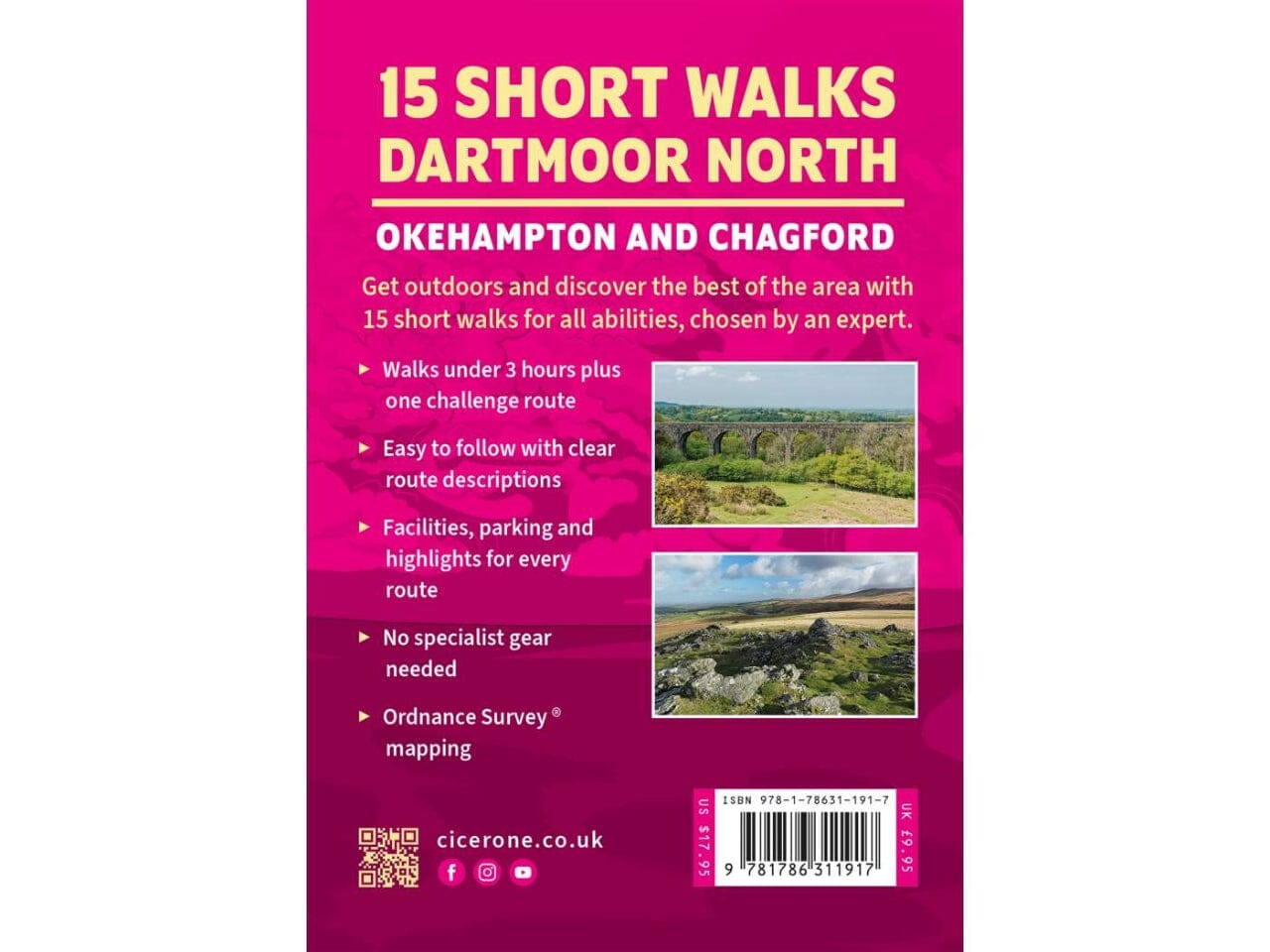 Guide de randonnées (en anglais) - Dartmoor North : Okehampton and Chagford - 15 Short Walks | Cicerone guide de randonnée Cicerone 