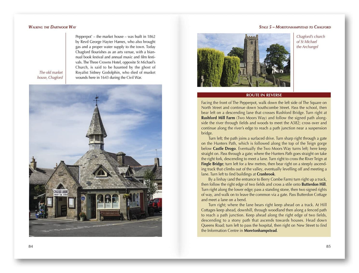 Guide de randonnées (en anglais) - Dartmoor way | Cicerone guide de randonnée Cicerone 