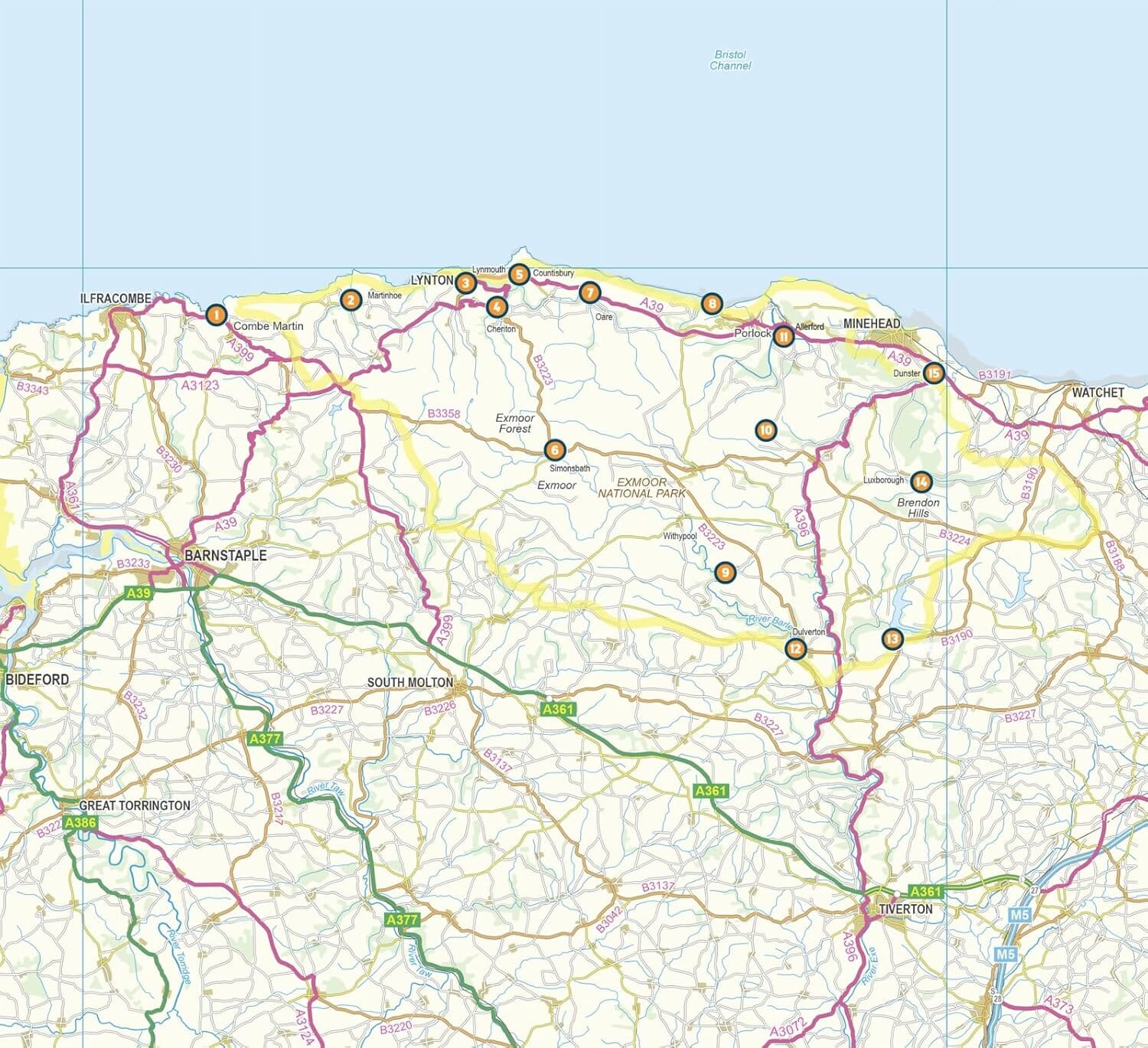 Guide de randonnées (en anglais) - Exmoor short walks | Cicerone guide de randonnée Cicerone 