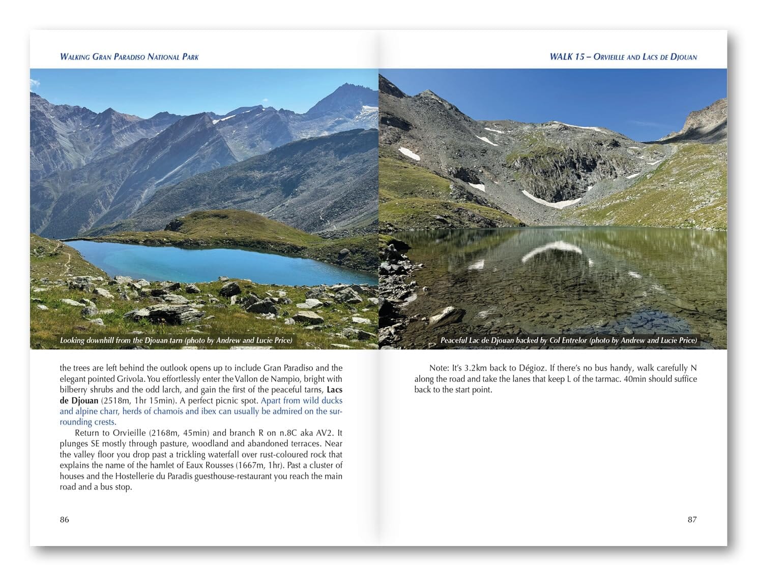 Guide de randonnées (en anglais) - Gran paradiso National Park | Cicerone guide de randonnée Cicerone 