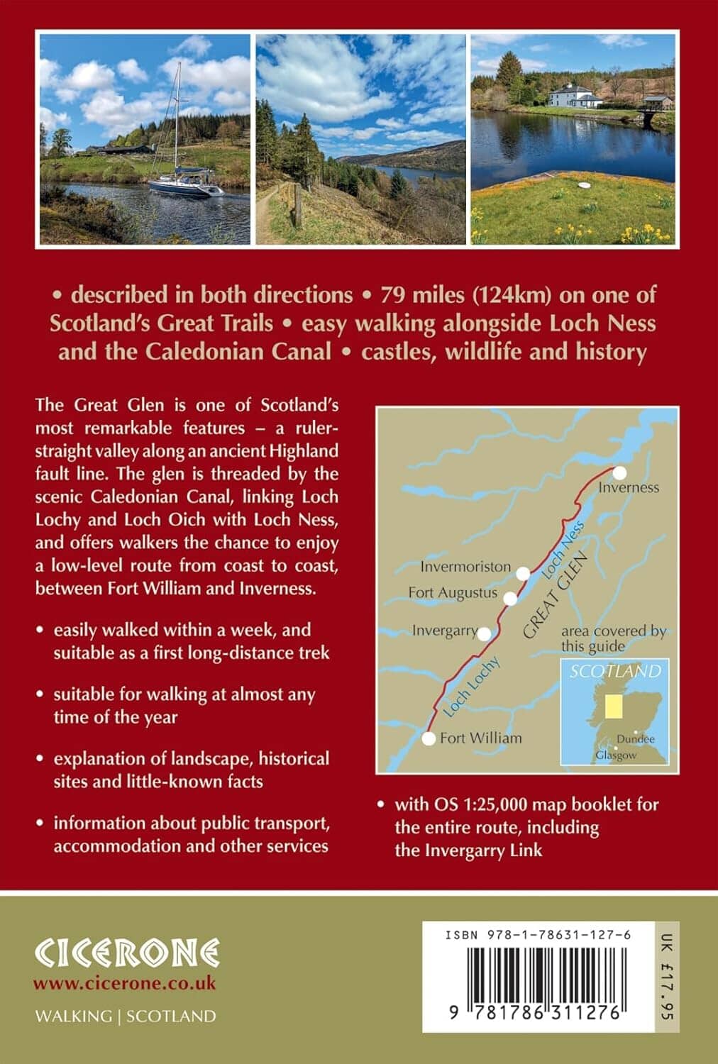 Guide de randonnées (en anglais) - Great Glen Way, from Fort William to Iverness | Cicerone guide de randonnée Cicerone 