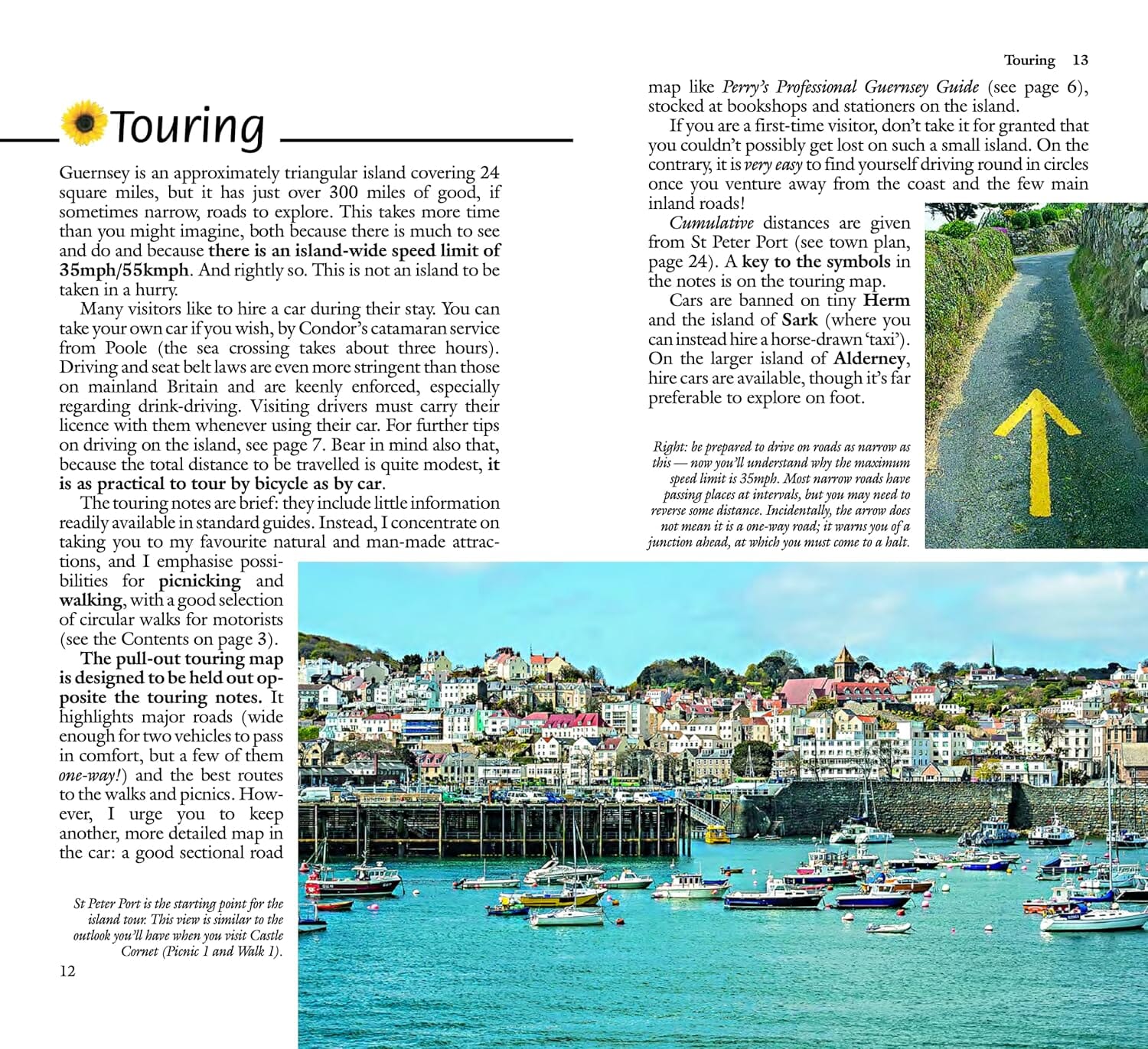 Guide de randonnées (en anglais) - Guernsey with Alderney, Sark & Hem 2026 | Sunflower guide de randonnée Sunflower 