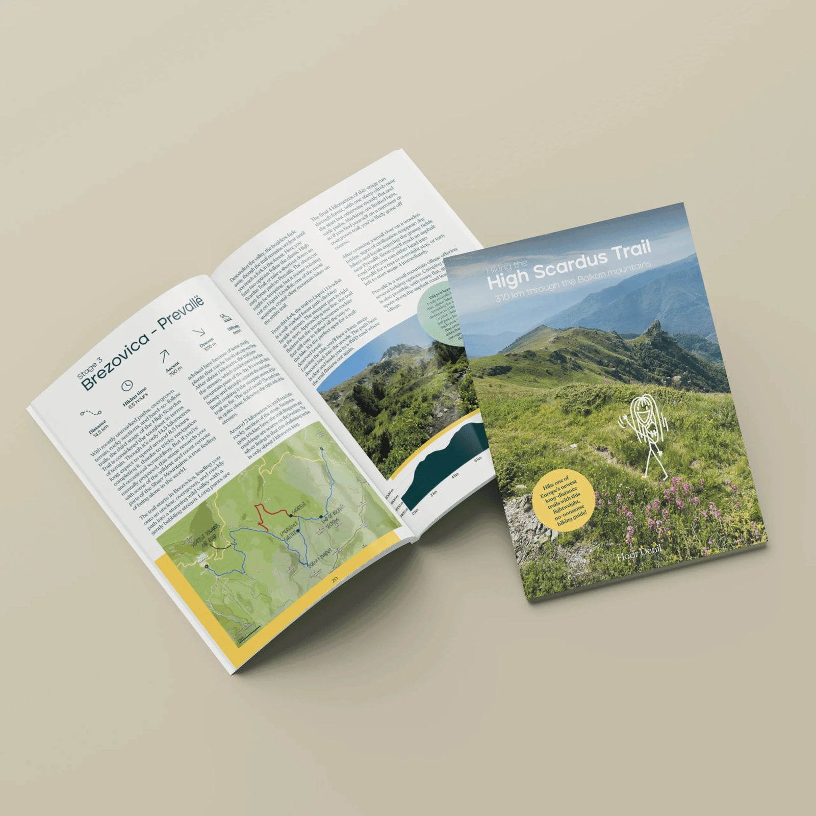 Guide de randonnées (en anglais) - High Scardus Trail (Balkans) | Floor Denil guide de randonnée Floor Denil 