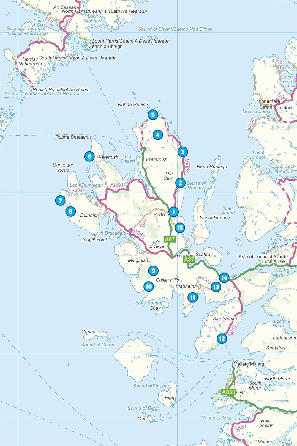 Guide de randonnées (en anglais) - Isle of Skye - 15 Short Walks | Cicerone guide de randonnée Cicerone 